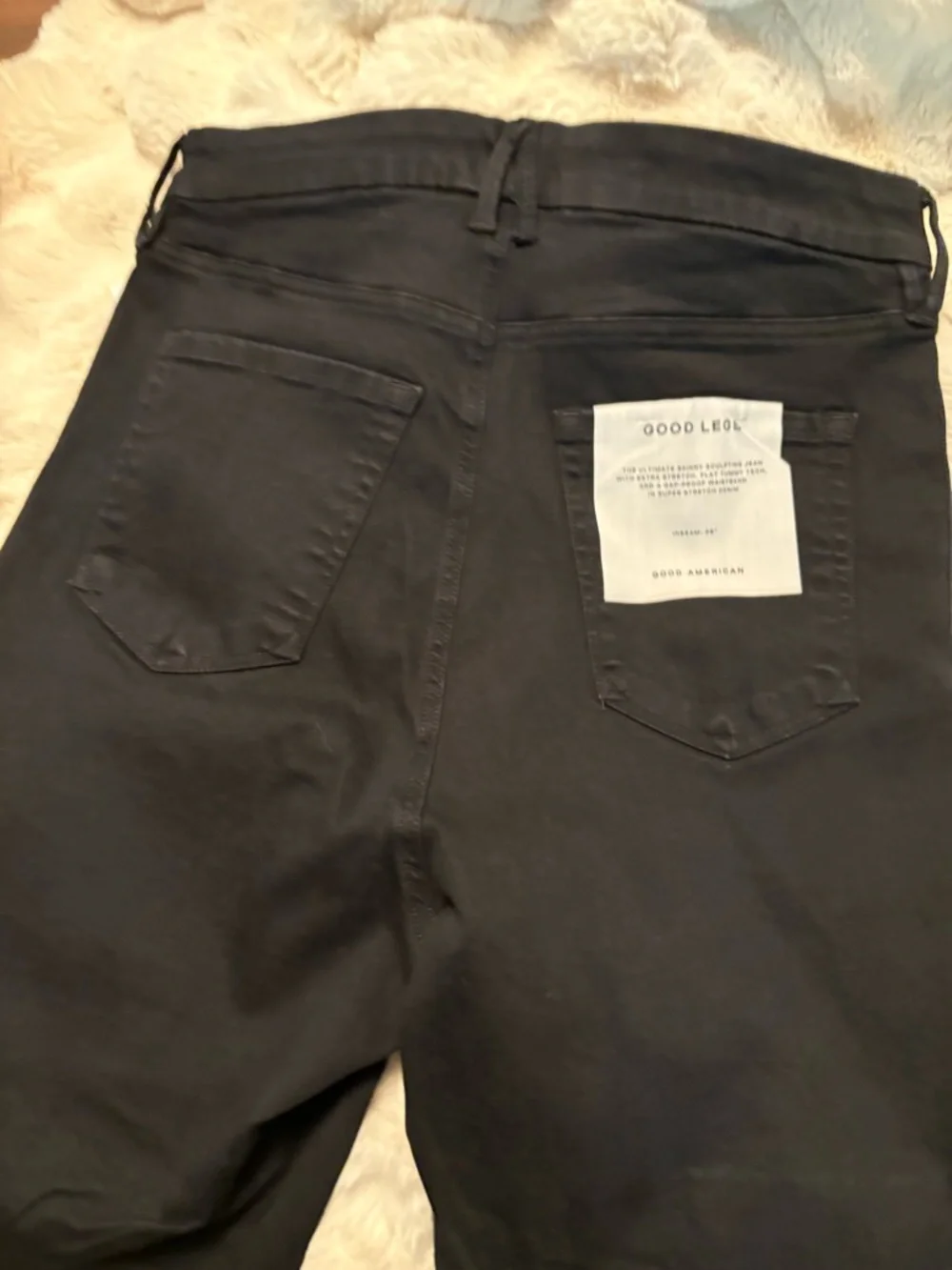 Good American Black Good Leg Jeans - Good Legs size 14-18